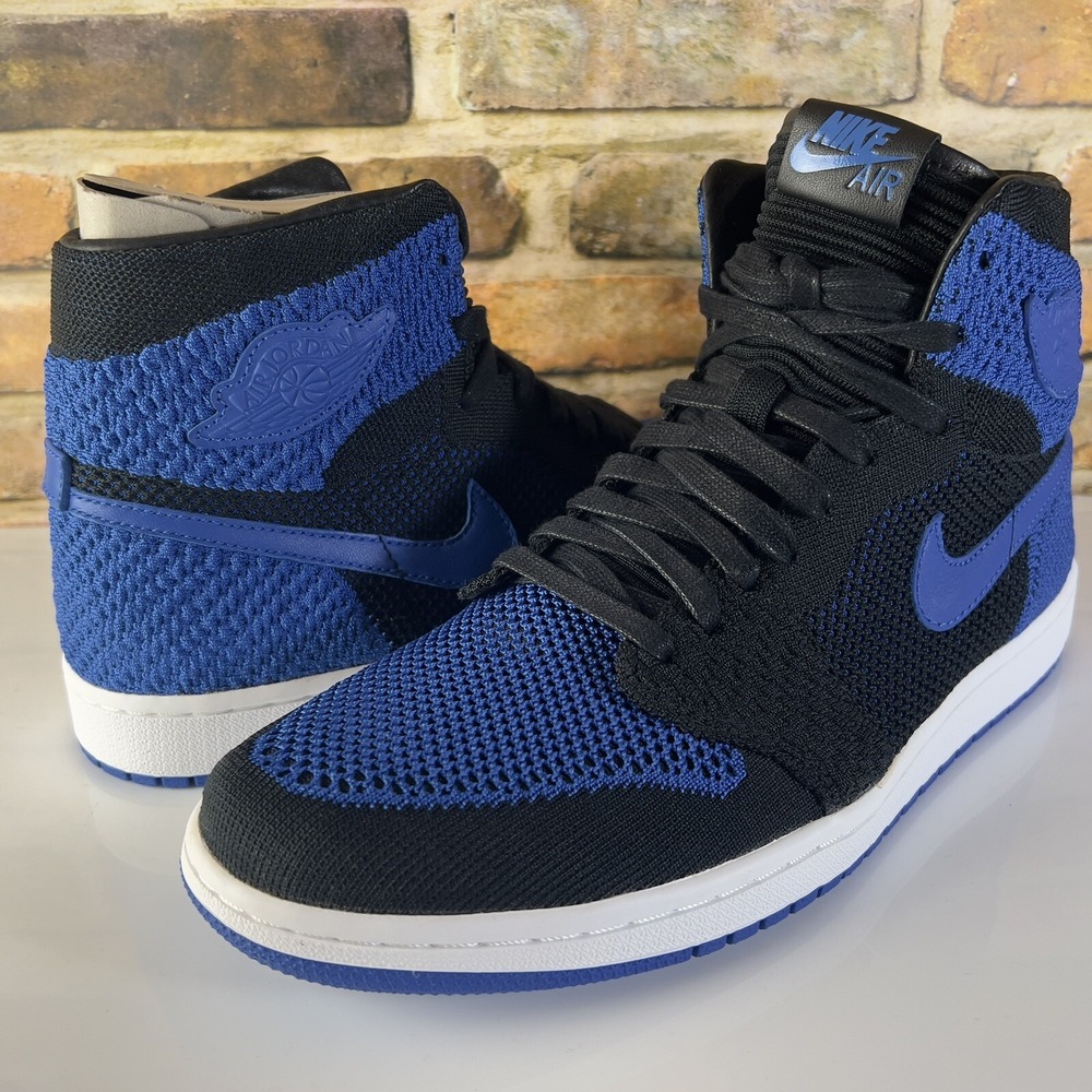 New Mens 10.5 - Air Jordan 1 Retro High OG Flyknit Royal 2017 919704-006